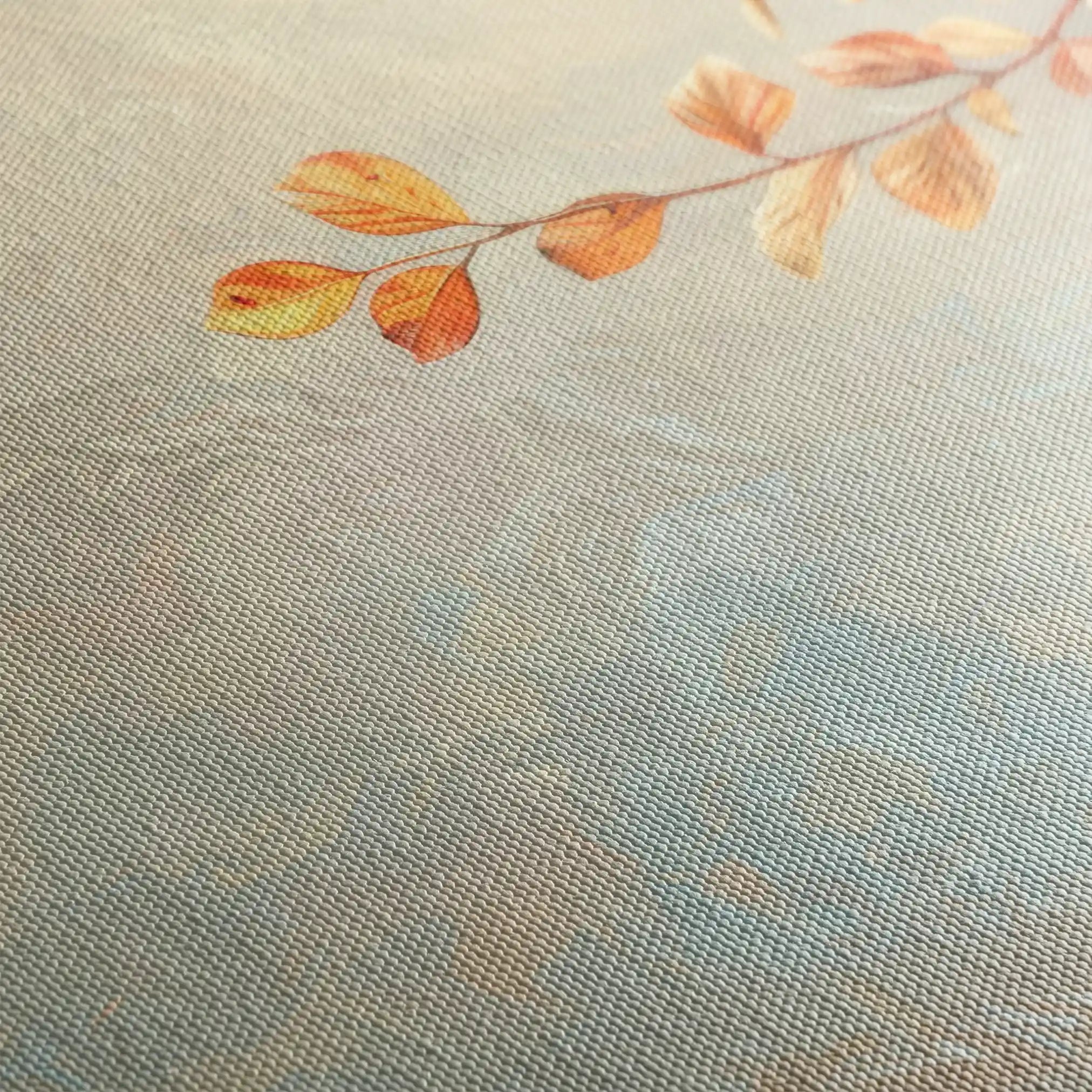 Floral 489 Canvas Art 60 x 40 cm / Black