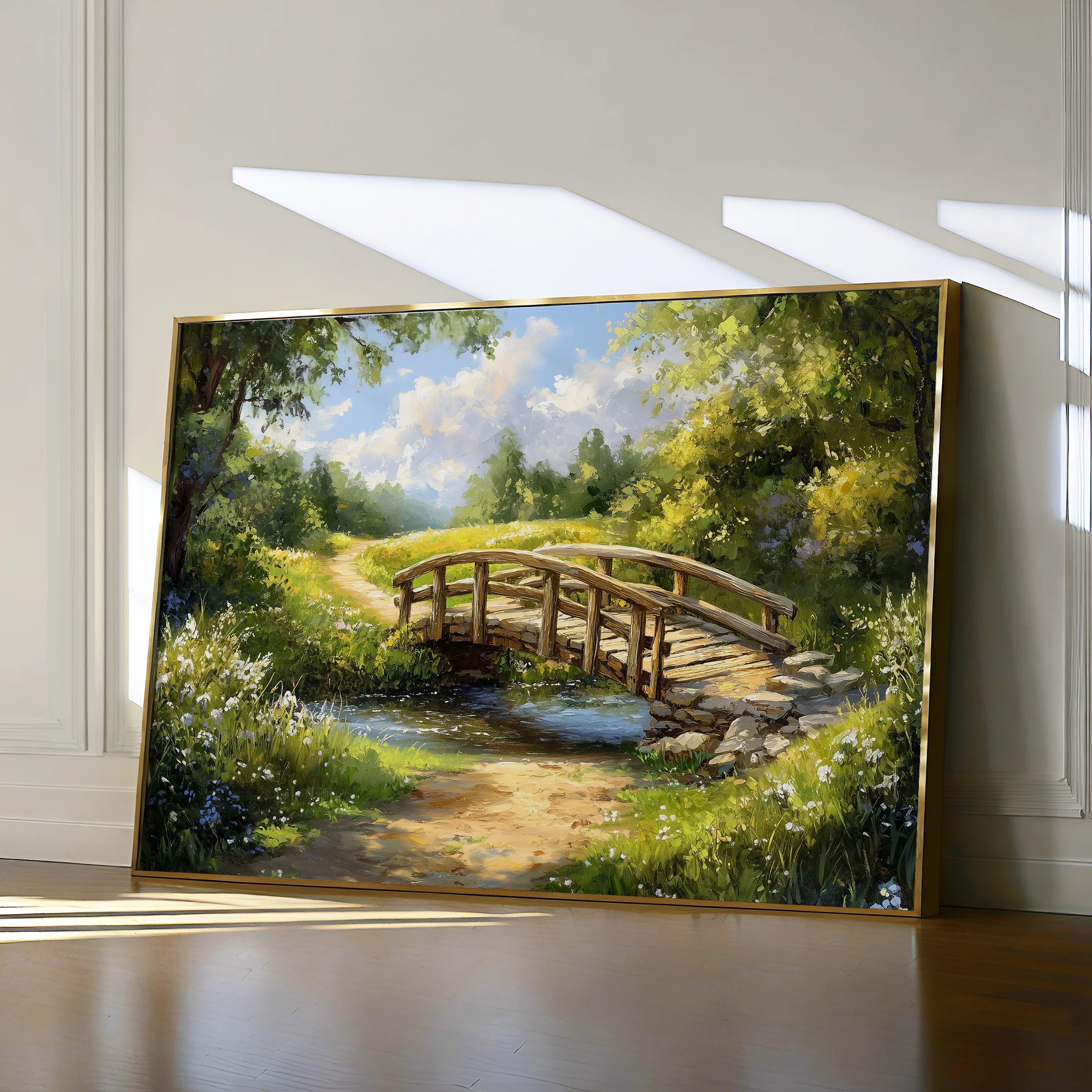 Landscape 489 Canvas Art 18" x 24" / 45 x 60 cm / Black