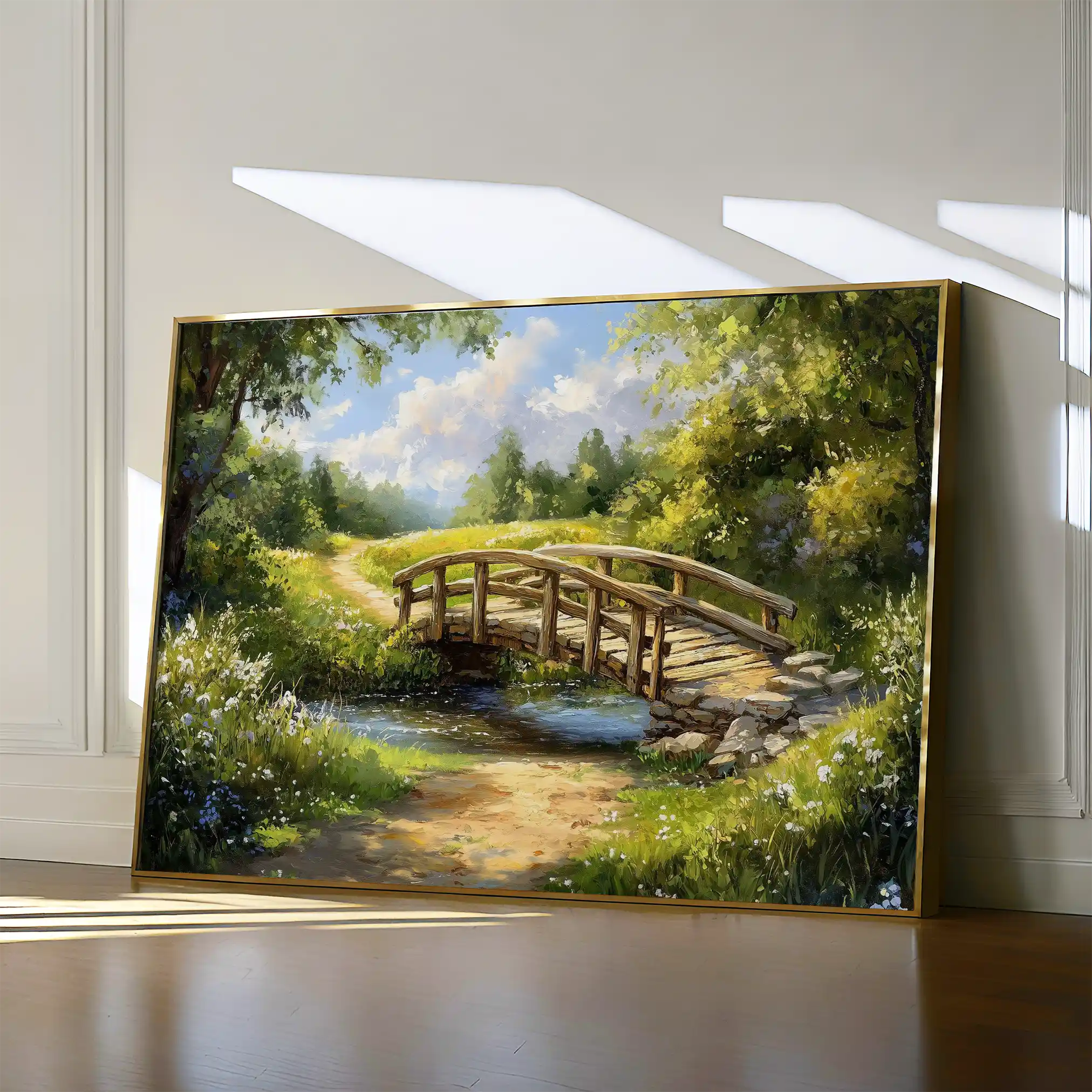 Landscape 489 Canvas Art 60 x 40 cm / Black