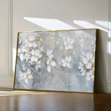 Floral 490 Canvas Art 18" x 24" / 45 x 60 cm / Black