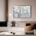 Floral 490 Canvas Art 18" x 24" / 45 x 60 cm / Black