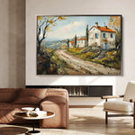 Landscape 490 Canvas Art 18" x 24" / 45 x 60 cm / Black