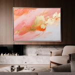 Abstract 491 Canvas Art 18" x 24" / 45 x 60 cm / Black