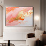 Abstract 491 Canvas Art 18" x 24" / 45 x 60 cm / Black