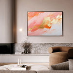 Abstract 491 Canvas Art 18" x 24" / 45 x 60 cm / Black