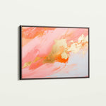 Abstract 491 Canvas Art 18" x 24" / 45 x 60 cm / Black