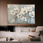 Floral 491 Canvas Art 18" x 24" / 45 x 60 cm / Black