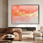 Abstract 492 Canvas Art 18" x 24" / 45 x 60 cm / Black