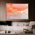 Abstract 492 Canvas Art 18" x 24" / 45 x 60 cm / Black