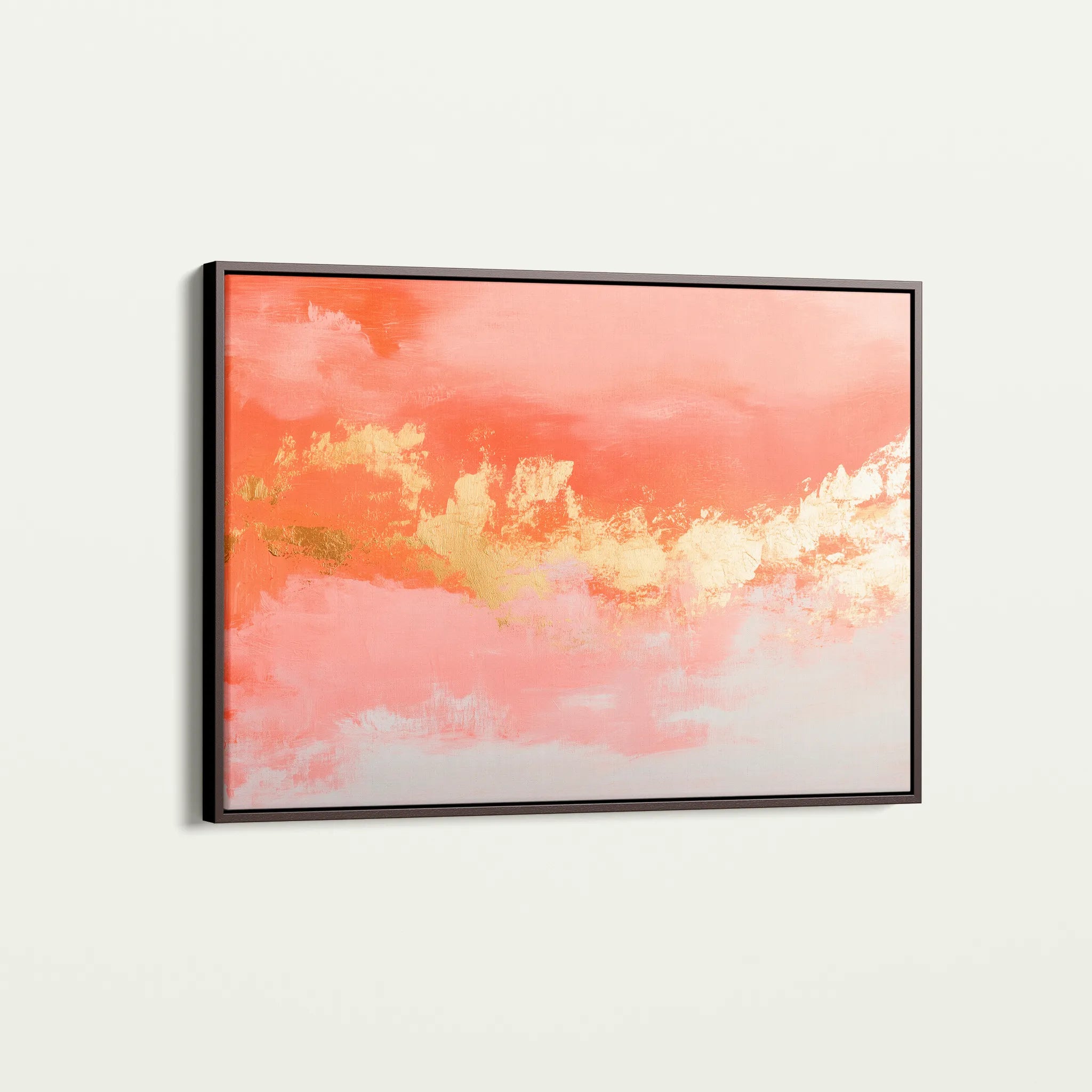 Abstract 492 Canvas Art 18" x 24" / 45 x 60 cm / Black