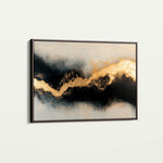 Abstract 493 Canvas Art 18" x 24" / 45 x 60 cm / Black