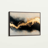 Abstract 493 Canvas Art 18" x 24" / 45 x 60 cm / Black
