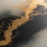 Abstract 493 Canvas Art 18" x 24" / 45 x 60 cm / Black