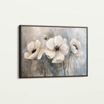 Floral 493 Canvas Art 18" x 24" / 45 x 60 cm / Black