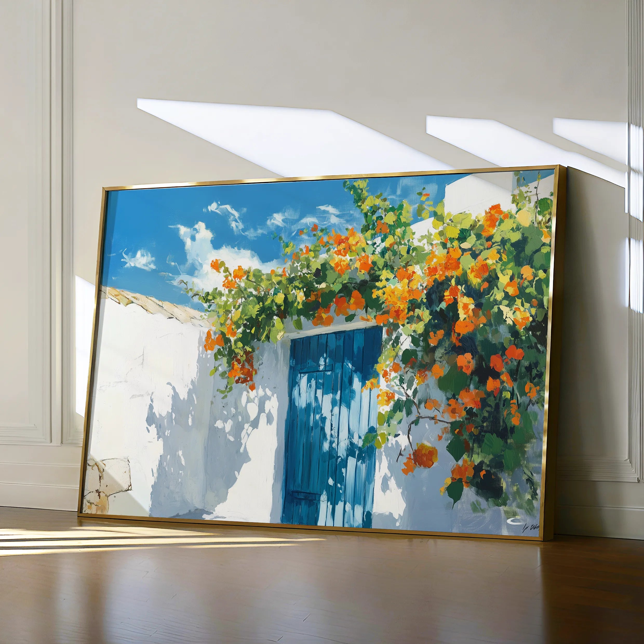 Landscape 493 Canvas Art 18" x 24" / 45 x 60 cm / Black