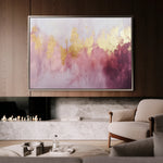 Abstract 494 Canvas Art 18" x 24" / 45 x 60 cm / Black