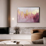 Abstract 494 Canvas Art 18" x 24" / 45 x 60 cm / Black