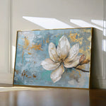 Floral 494 Canvas Art 18" x 24" / 45 x 60 cm / Black