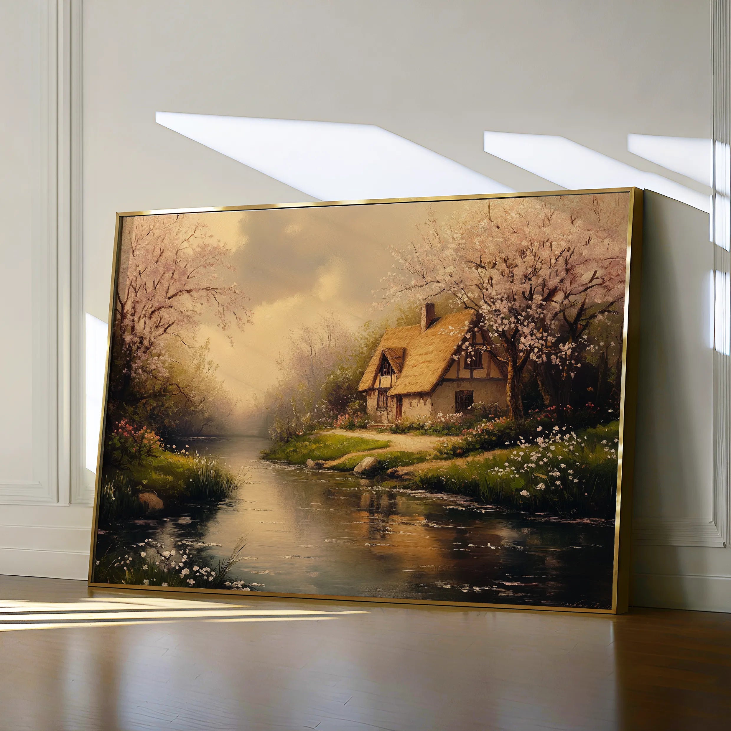 Landscape 494 Canvas Art 18" x 24" / 45 x 60 cm / Black