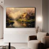 Landscape 494 Canvas Art 18" x 24" / 45 x 60 cm / Black