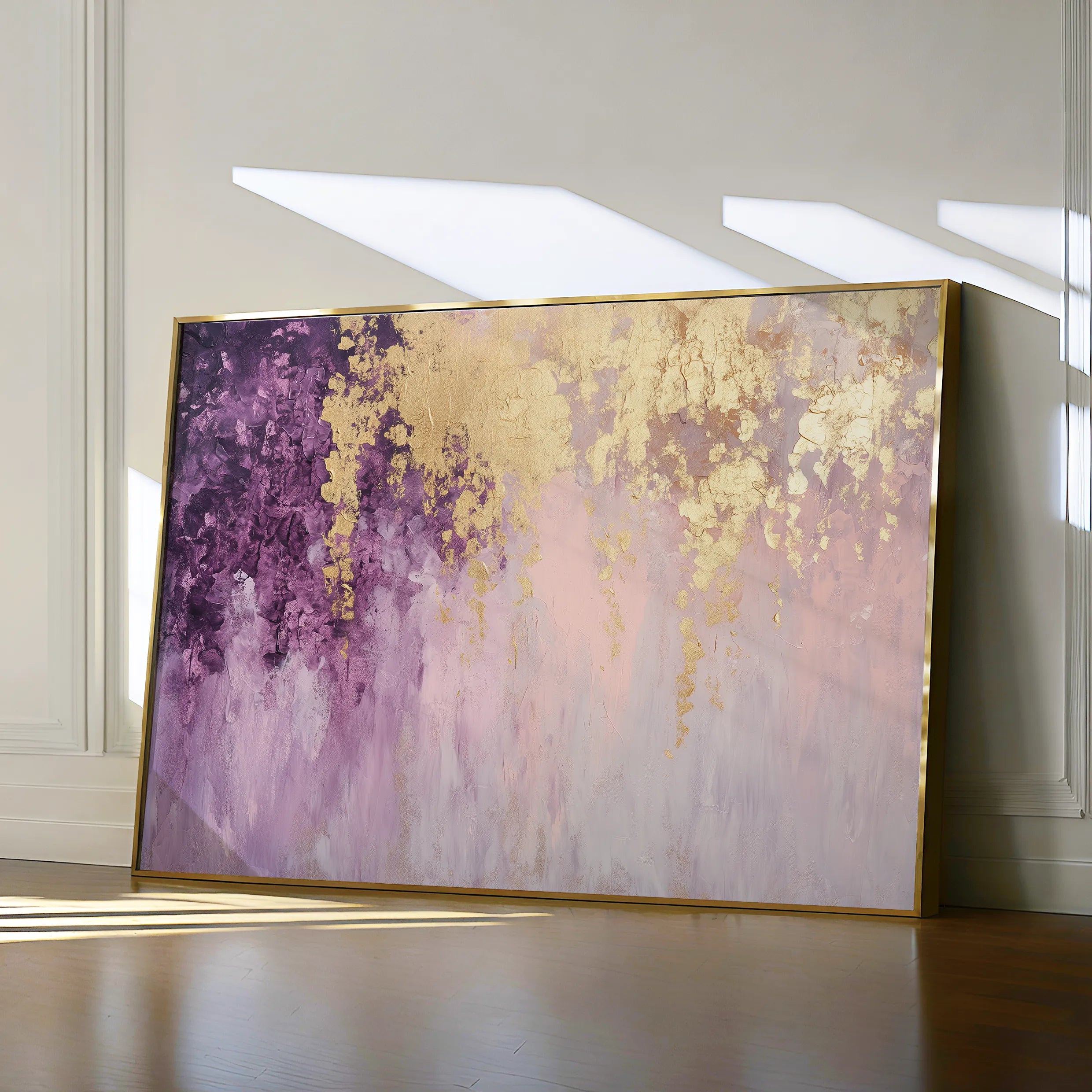 Abstract 495 Canvas Art 18" x 24" / 45 x 60 cm / Black