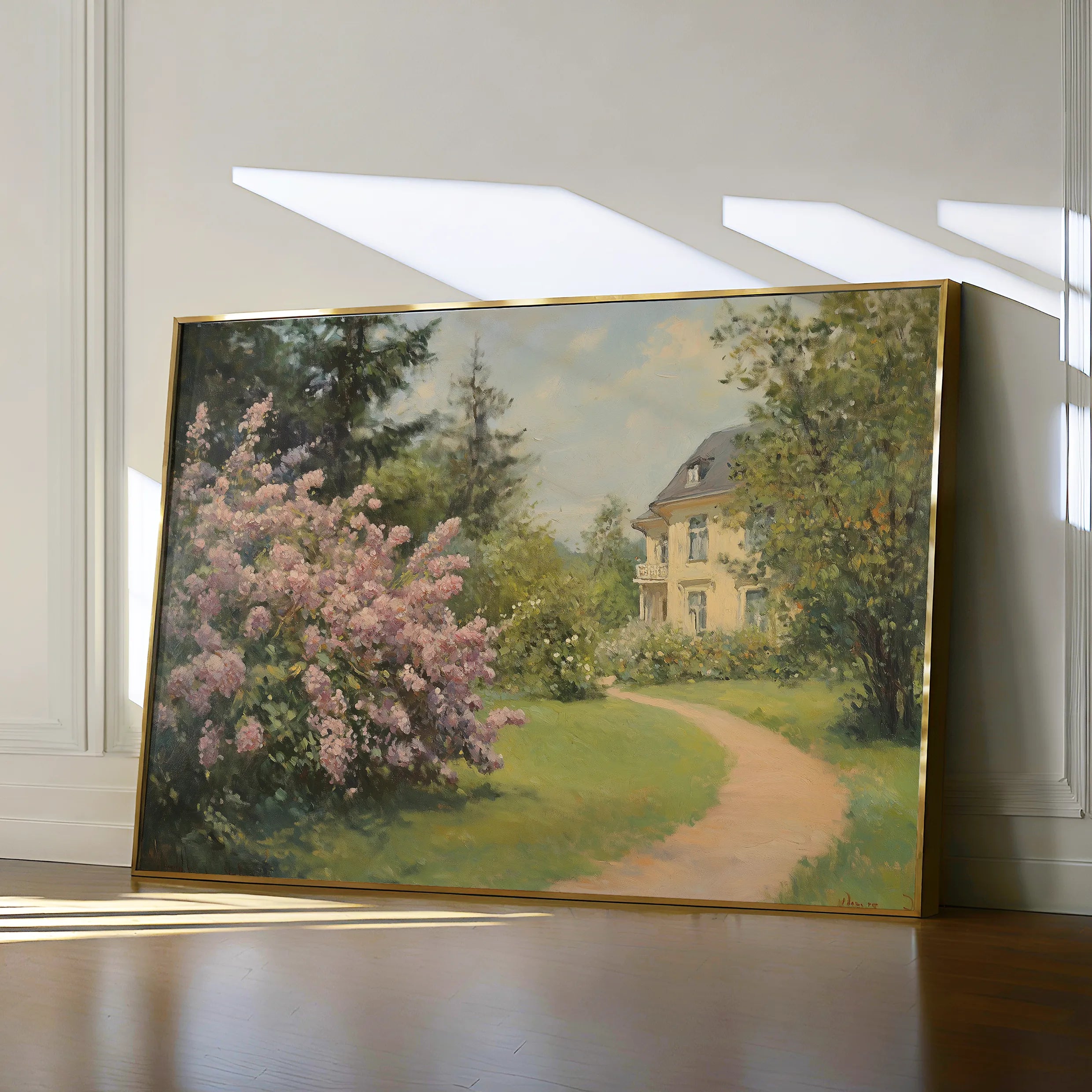 Landscape 495 Canvas Art 18" x 24" / 45 x 60 cm / Black