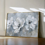 Floral 496 Canvas Art 18" x 24" / 45 x 60 cm / Black