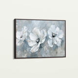 Floral 496 Canvas Art 18" x 24" / 45 x 60 cm / Black