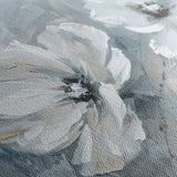 Floral 496 Canvas Art 18" x 24" / 45 x 60 cm / Black