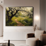 Landscape 496 Canvas Art 18" x 24" / 45 x 60 cm / Black