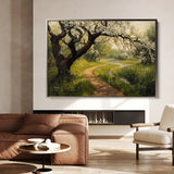 Landscape 496 Canvas Art 18" x 24" / 45 x 60 cm / Black