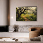 Landscape 496 Canvas Art 18" x 24" / 45 x 60 cm / Black