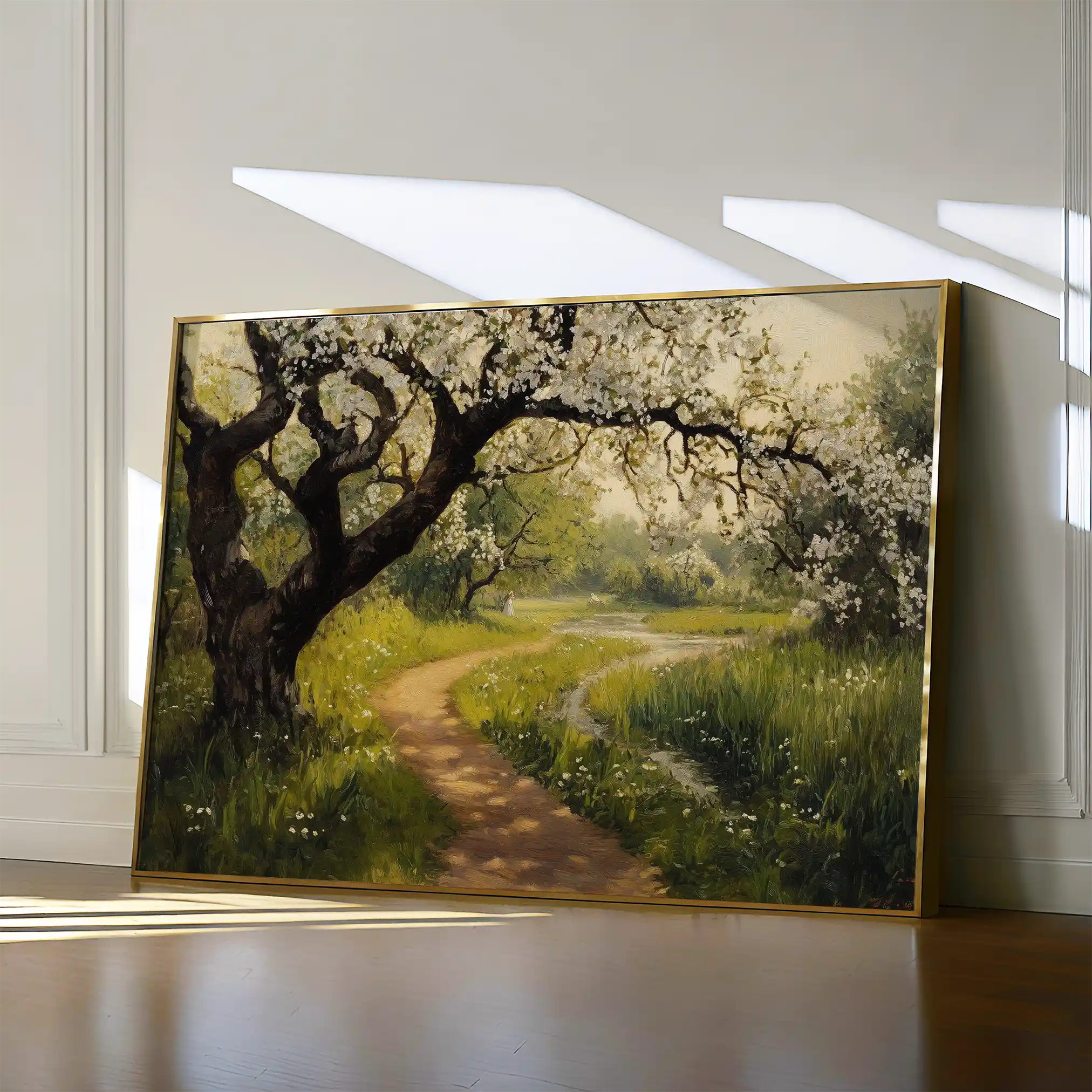 Landscape 496 Canvas Art 60 x 40 cm / Black