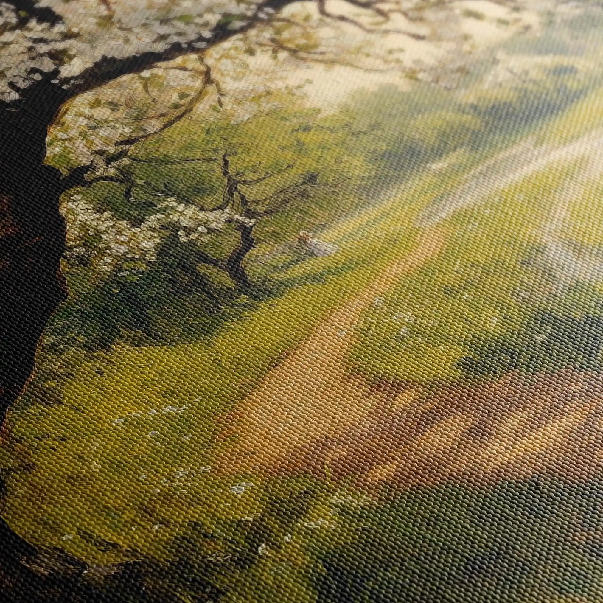 Landscape 496 Canvas Art 60 x 40 cm / Black