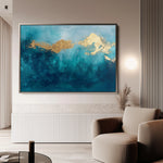 Abstract 497 Canvas Art 18" x 24" / 45 x 60 cm / Black