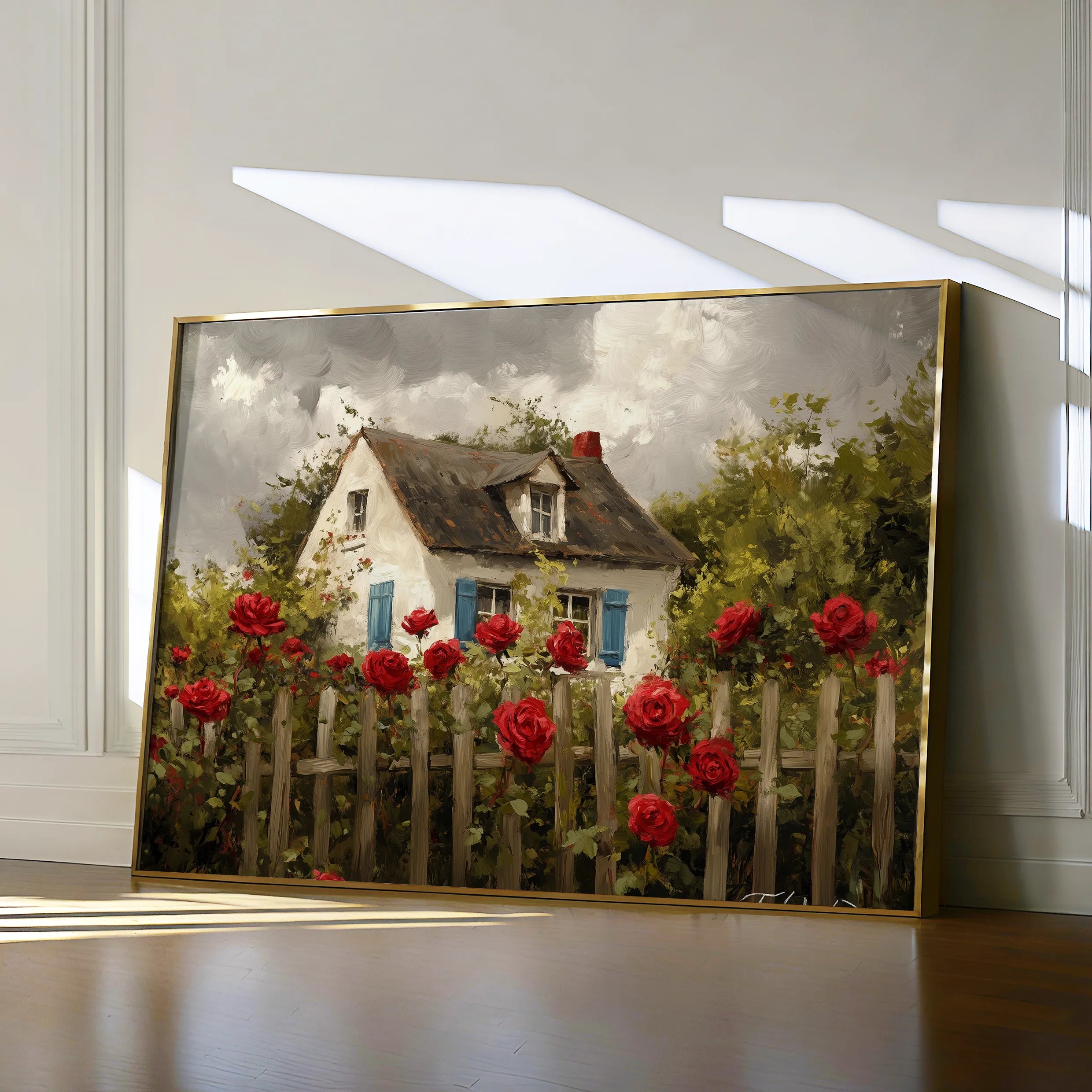 Landscape 497 Canvas Art 18" x 24" / 45 x 60 cm / Black