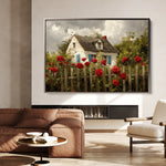 Landscape 497 Canvas Art 18" x 24" / 45 x 60 cm / Black