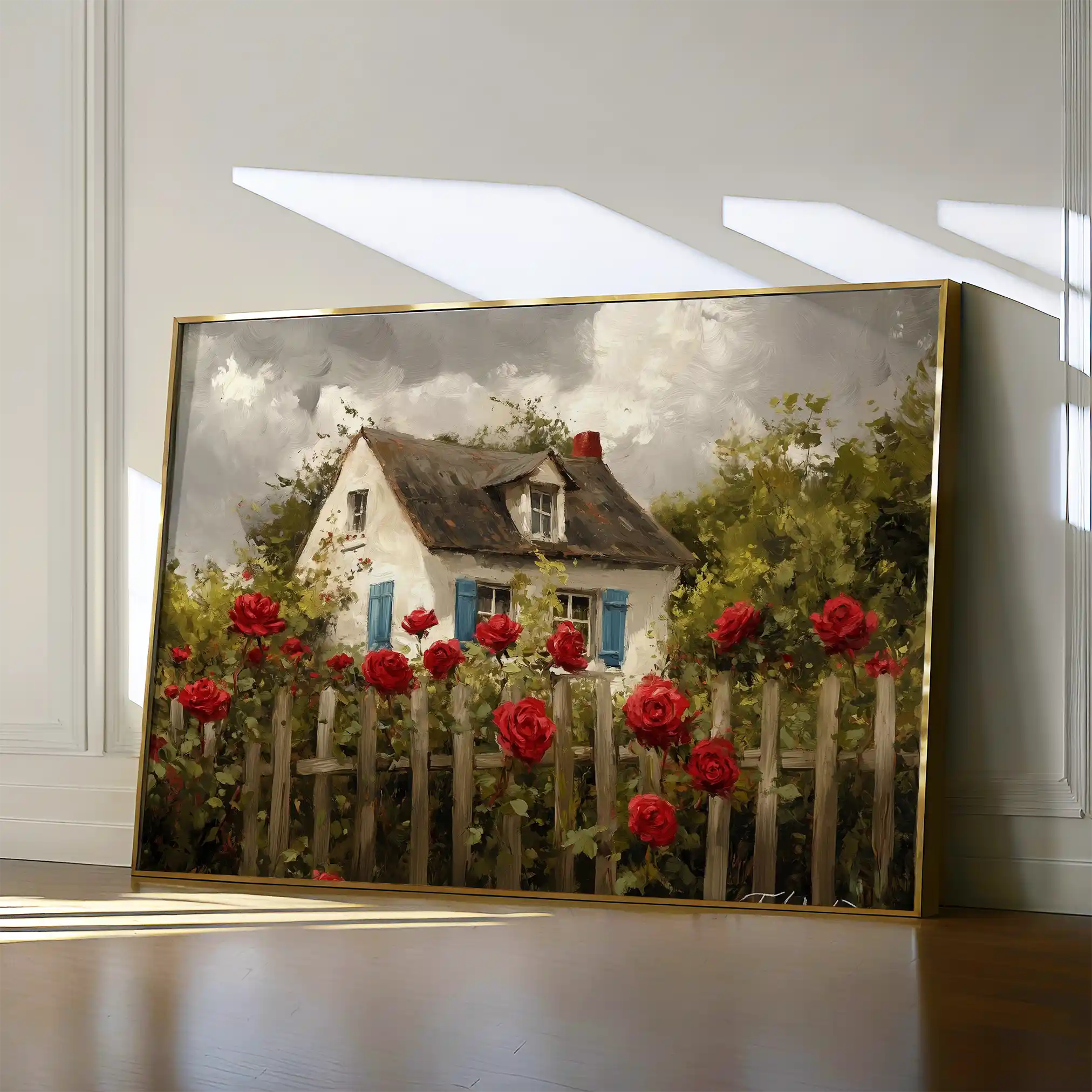 Landscape 497 Canvas Art 60 x 40 cm / Black