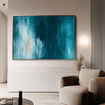 Abstract 498 Canvas Art 18" x 24" / 45 x 60 cm / Black