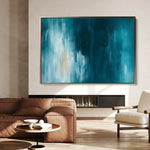 Abstract 498 Canvas Art 18" x 24" / 45 x 60 cm / Black