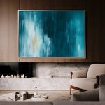 Abstract 498 Canvas Art 18" x 24" / 45 x 60 cm / Black
