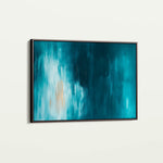 Abstract 498 Canvas Art 18" x 24" / 45 x 60 cm / Black