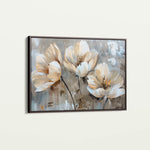 Floral 498 Canvas Art 18" x 24" / 45 x 60 cm / Black