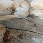Floral 498 Canvas Art 18" x 24" / 45 x 60 cm / Black