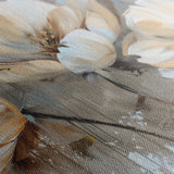 Floral 498 Canvas Art 18" x 24" / 45 x 60 cm / Black