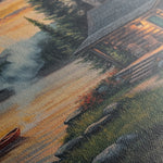 Landscape 498 Canvas Art 18" x 24" / 45 x 60 cm / Black