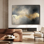 Abstract 499 Canvas Art 60 x 40 cm / Black