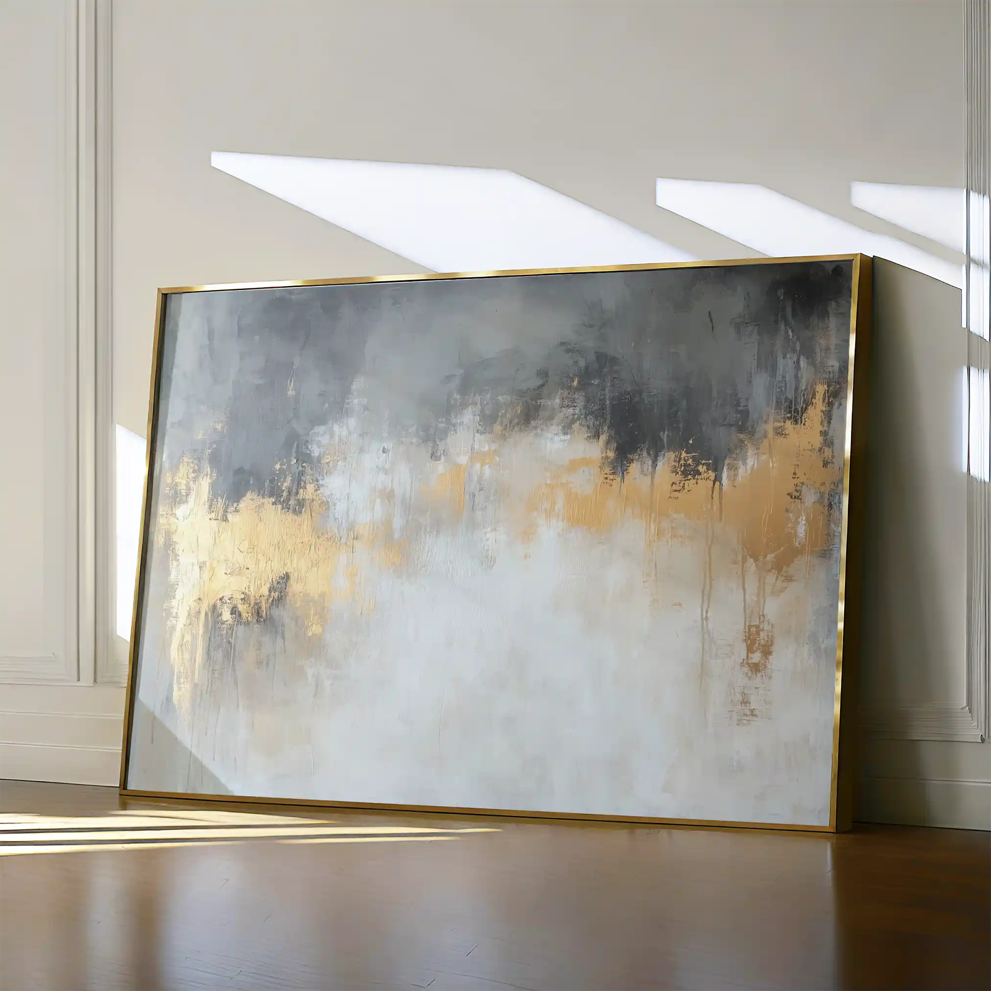 Abstract 500 Canvas Art 18" x 24" / 45 x 60 cm / Black