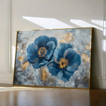 Floral 500 Canvas Art 18" x 24" / 45 x 60 cm / Black