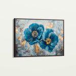 Floral 500 Canvas Art 18" x 24" / 45 x 60 cm / Black